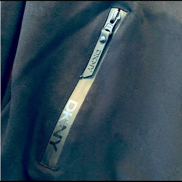 DKNY, Men’s Heavy Weight Track Jacket with Detailed Trim, Black, size S - Picture 4 of 8